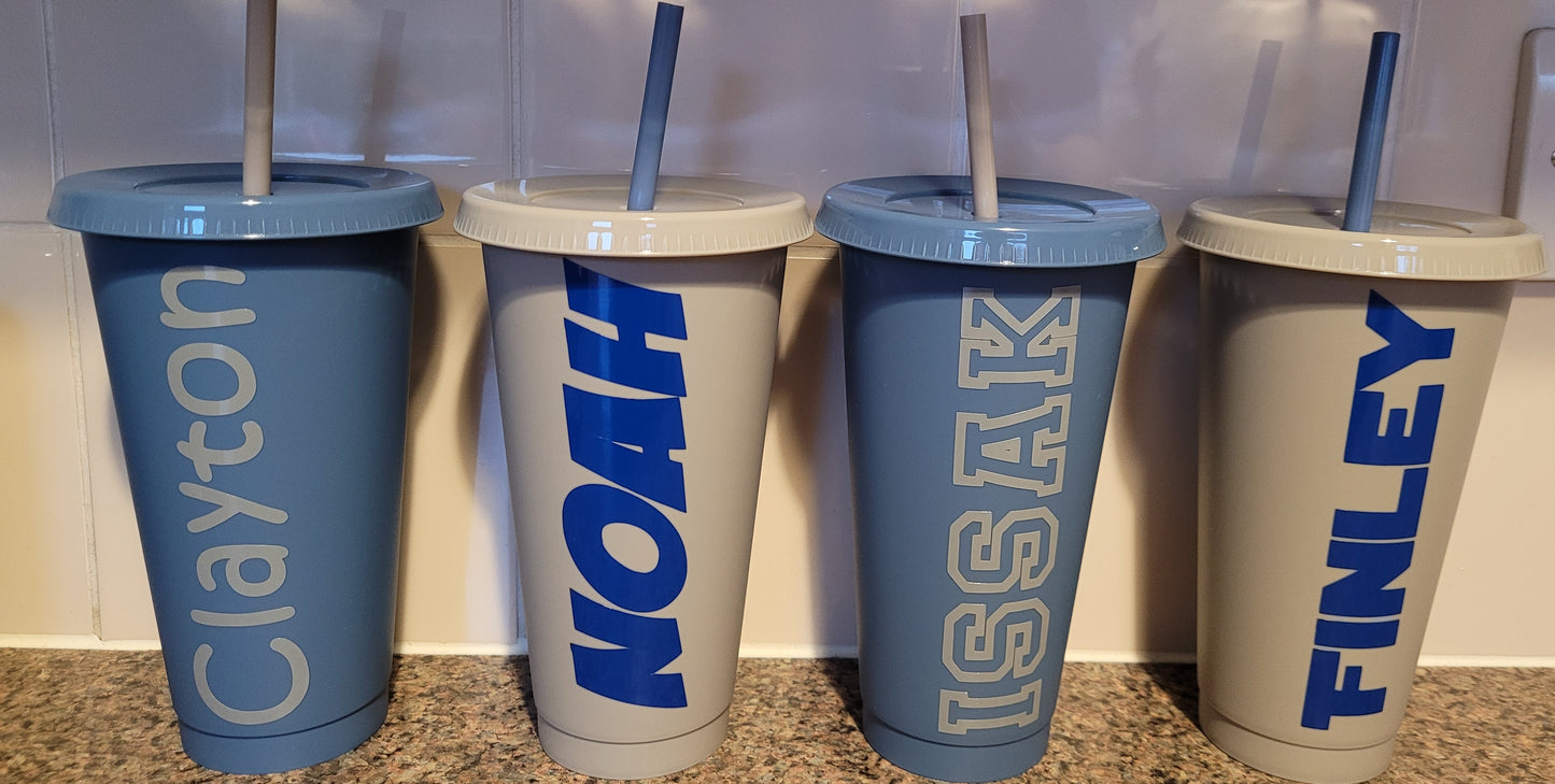 Personalised cold cups