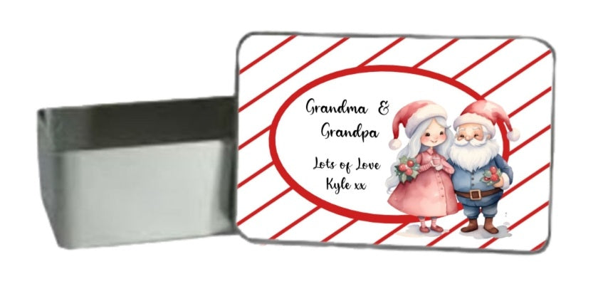 Christmas tins