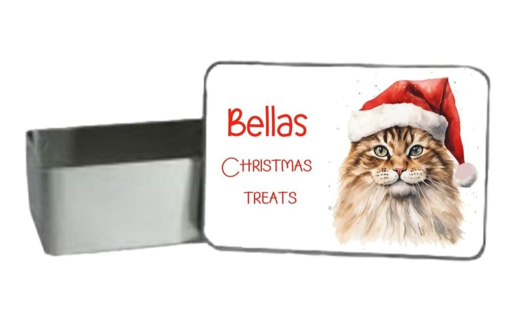 Pet treat tins