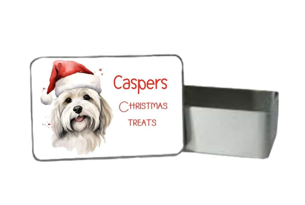 Pet treat tins
