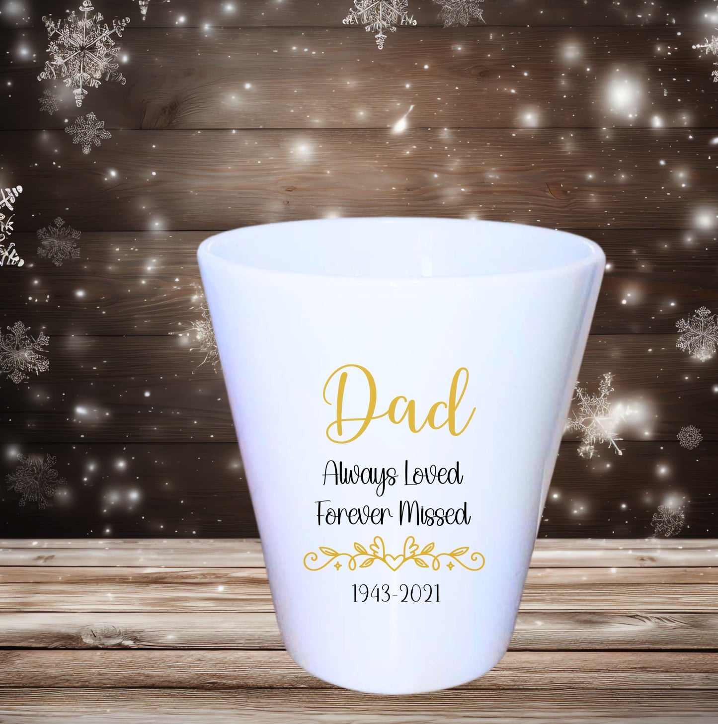Memorial plant pot