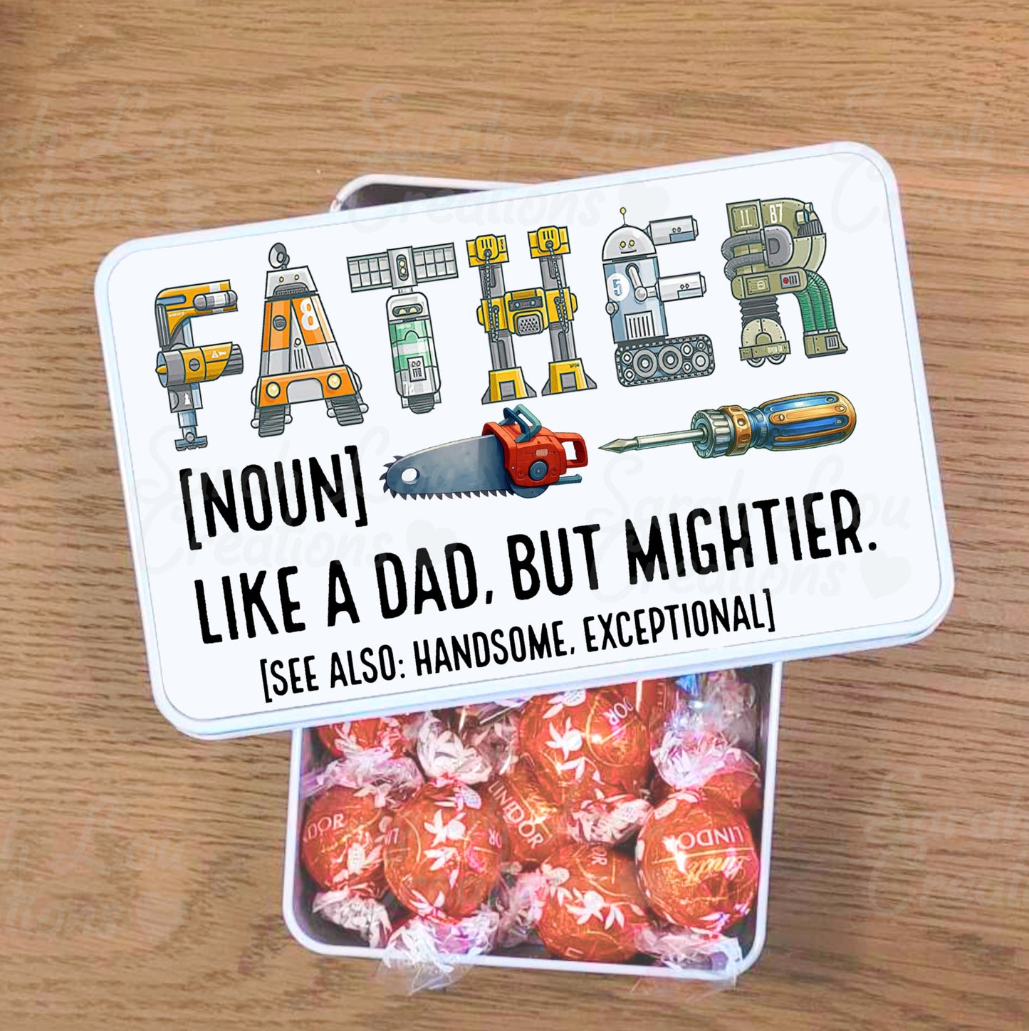 Dad tins