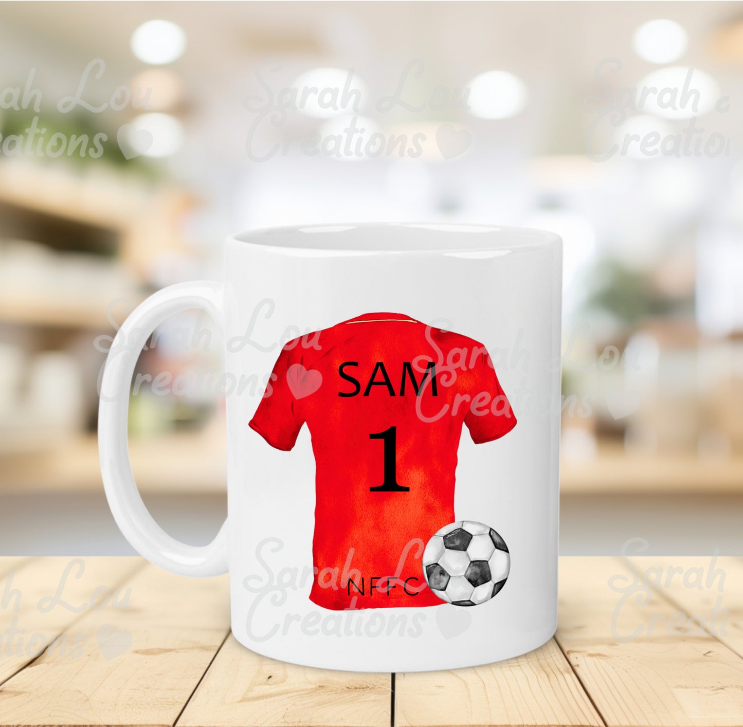 Football shirt mug