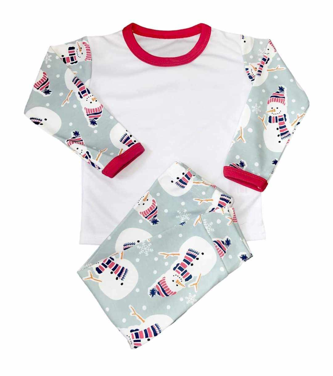 Childrens Christmas Pattern Pjs