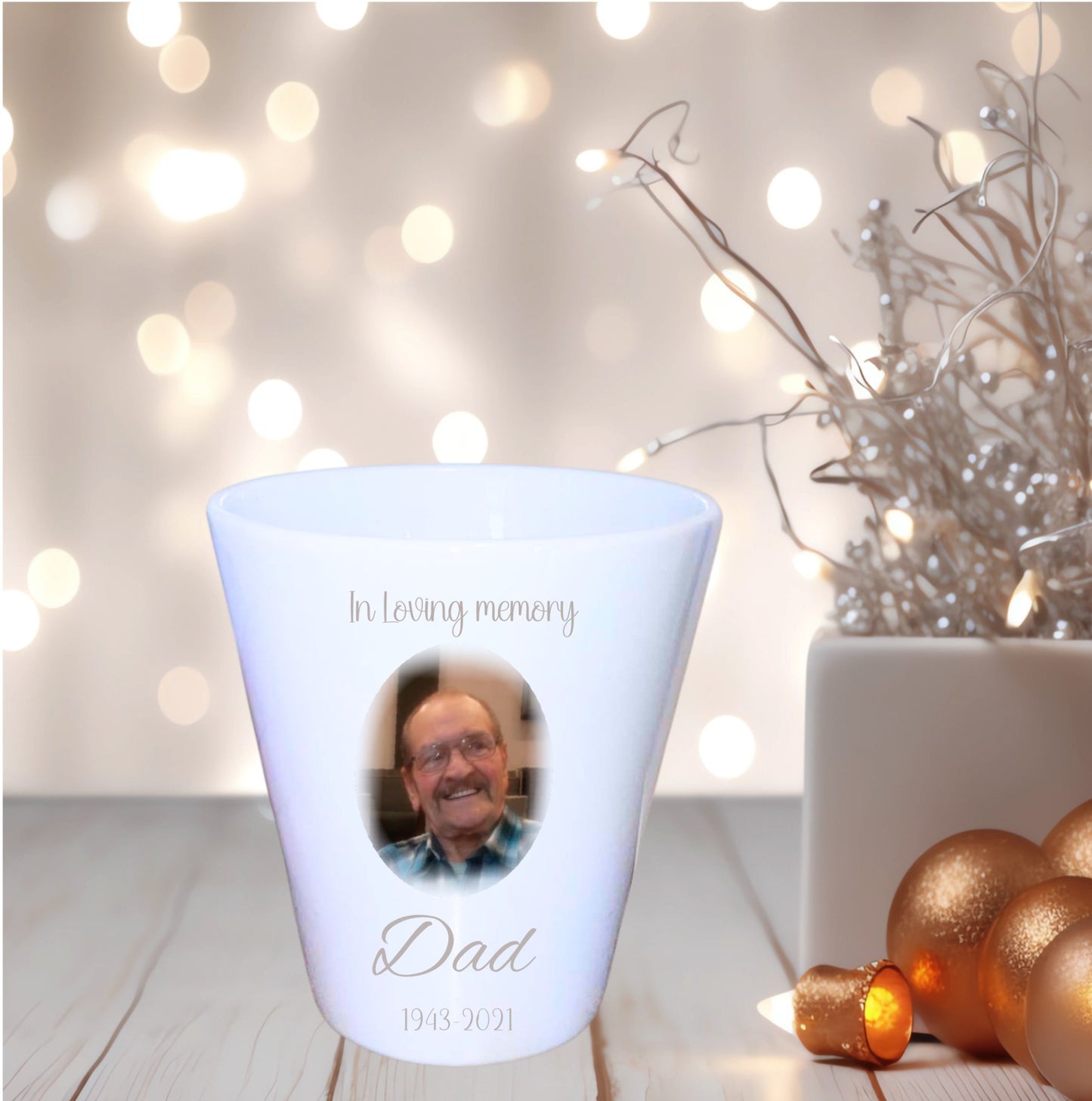 Memorial plant pot