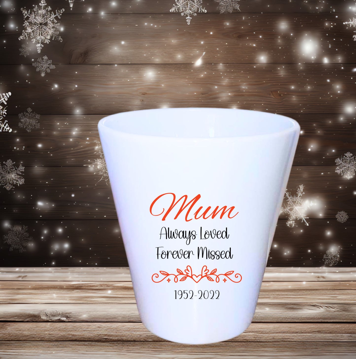 Memorial plant pot