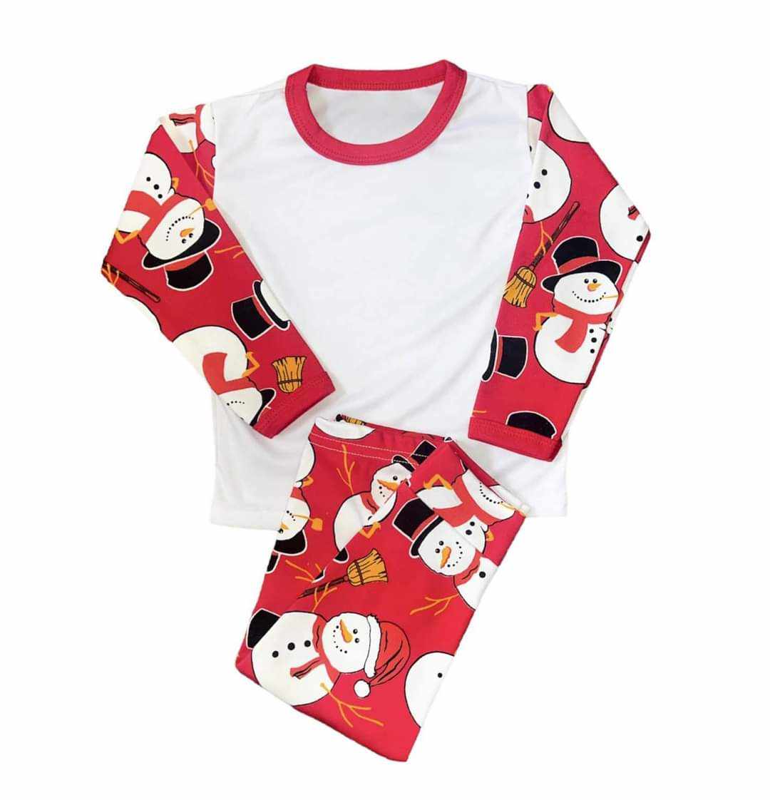Childrens Christmas Pattern Pjs