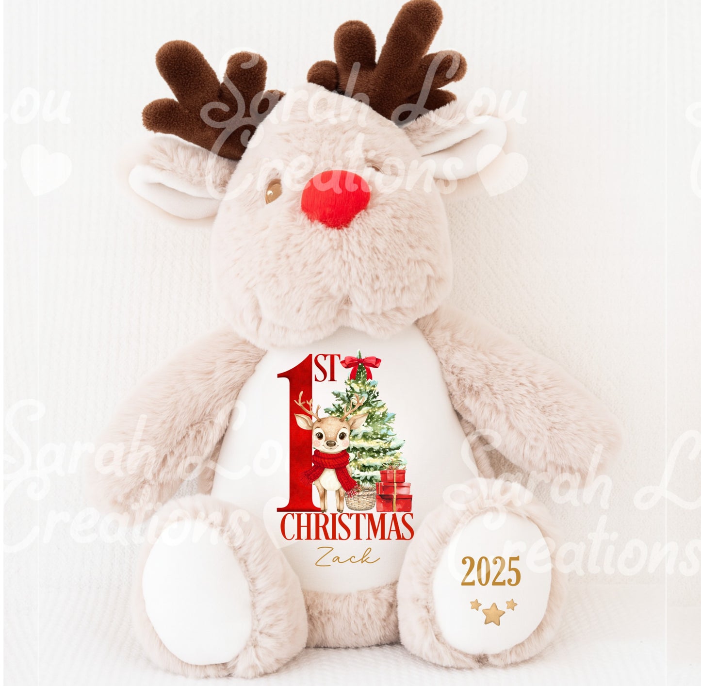 Personalised Christmas reindeer