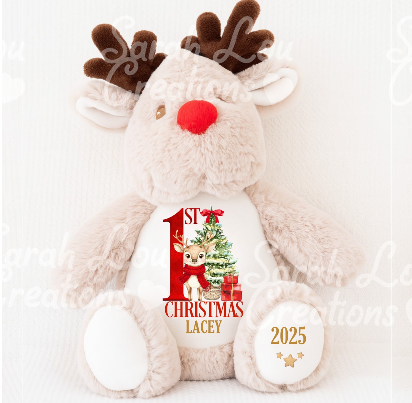 Personalised Christmas reindeer