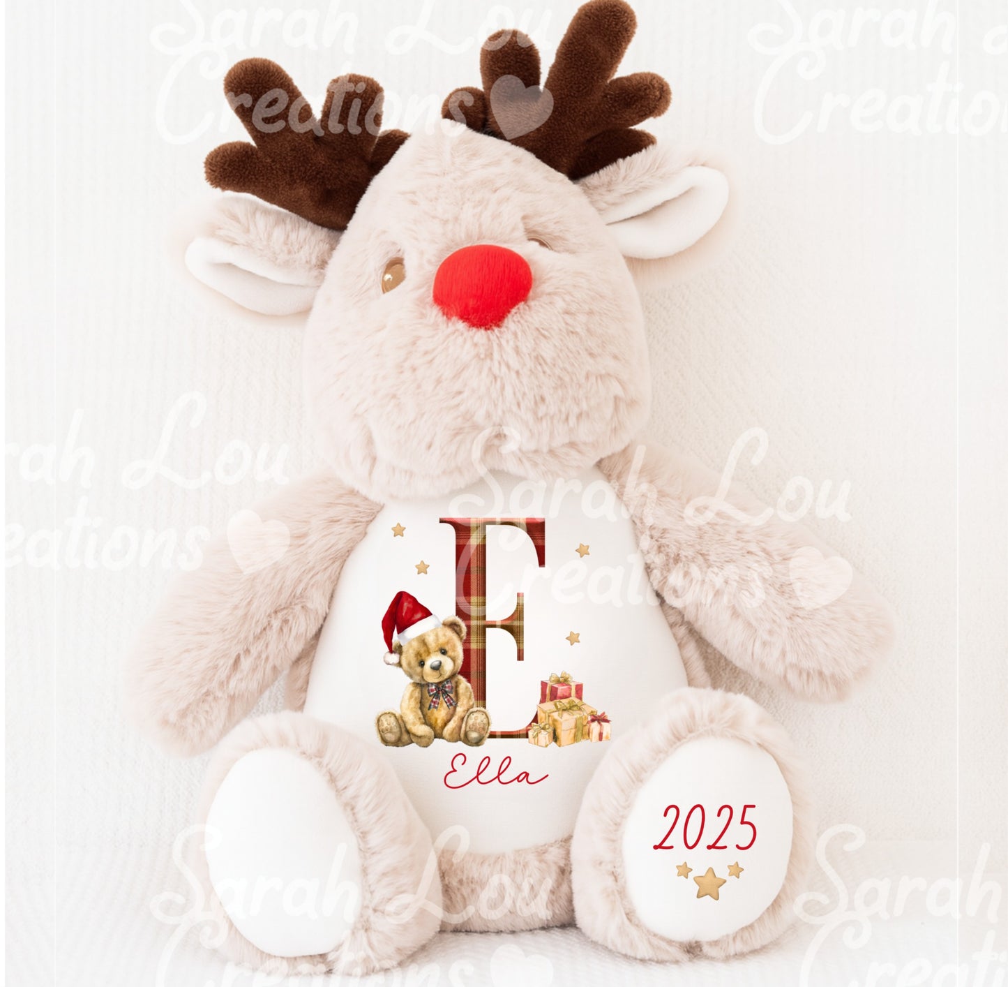 Personalised Christmas reindeer