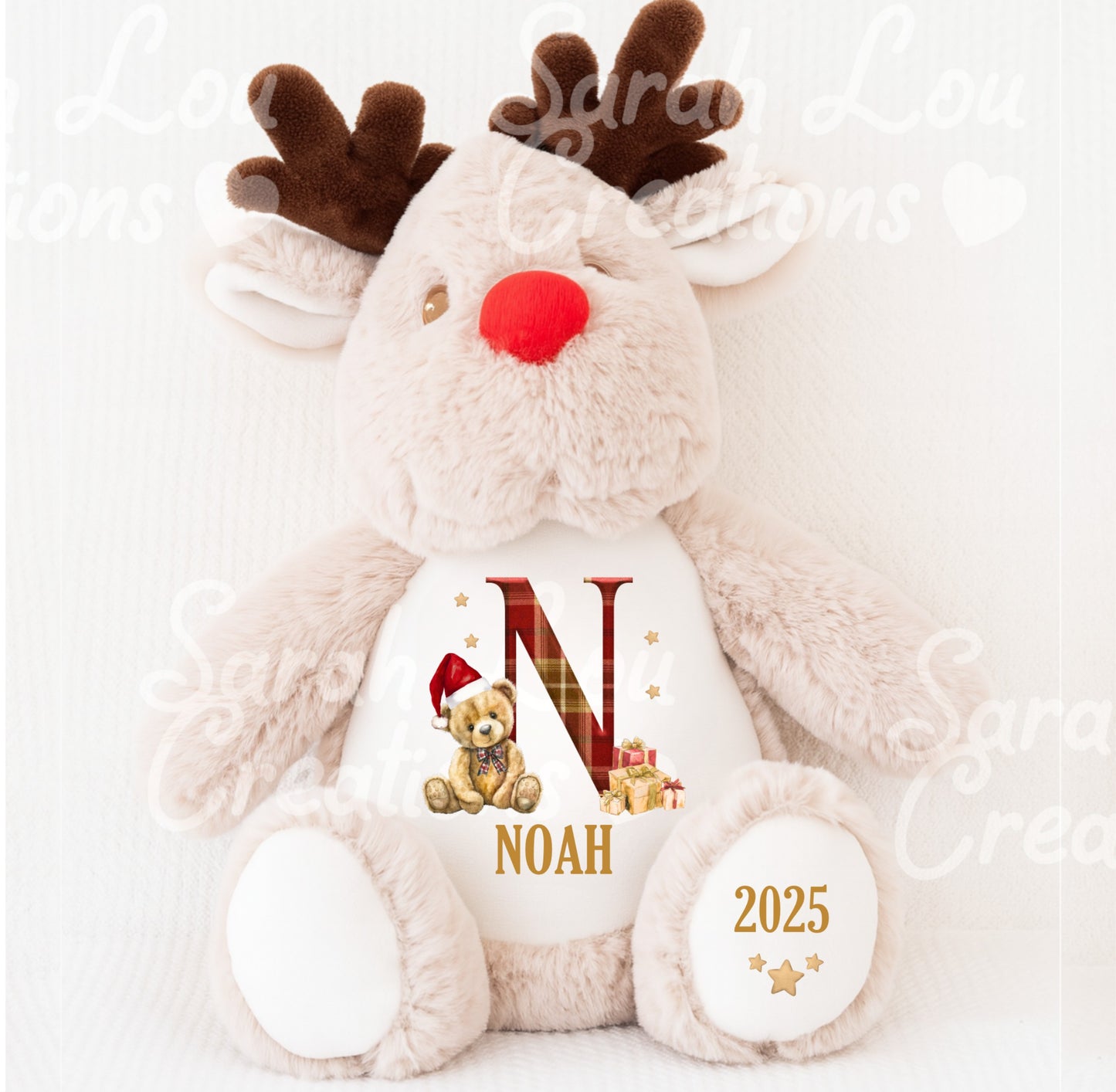 Personalised Christmas reindeer