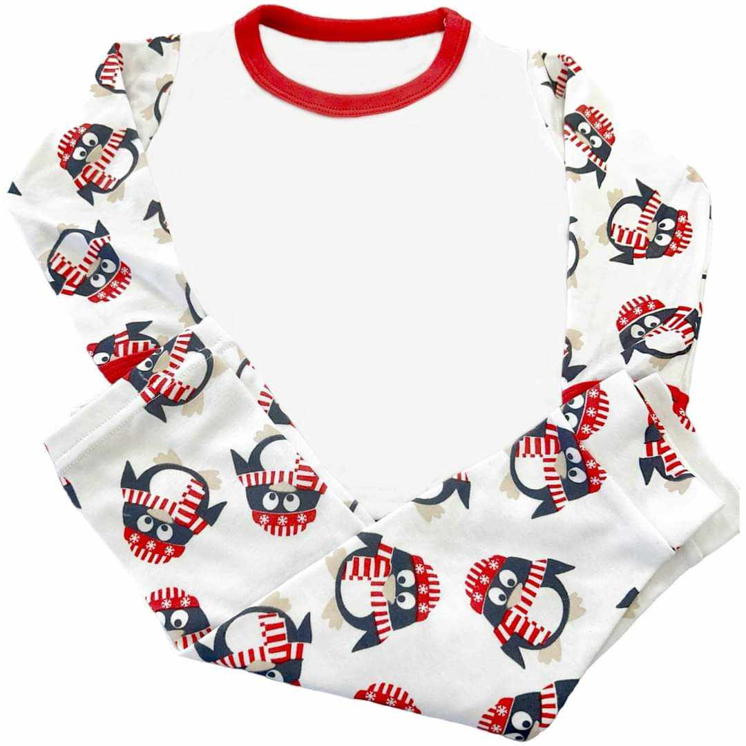 Childrens Christmas Pattern Pjs