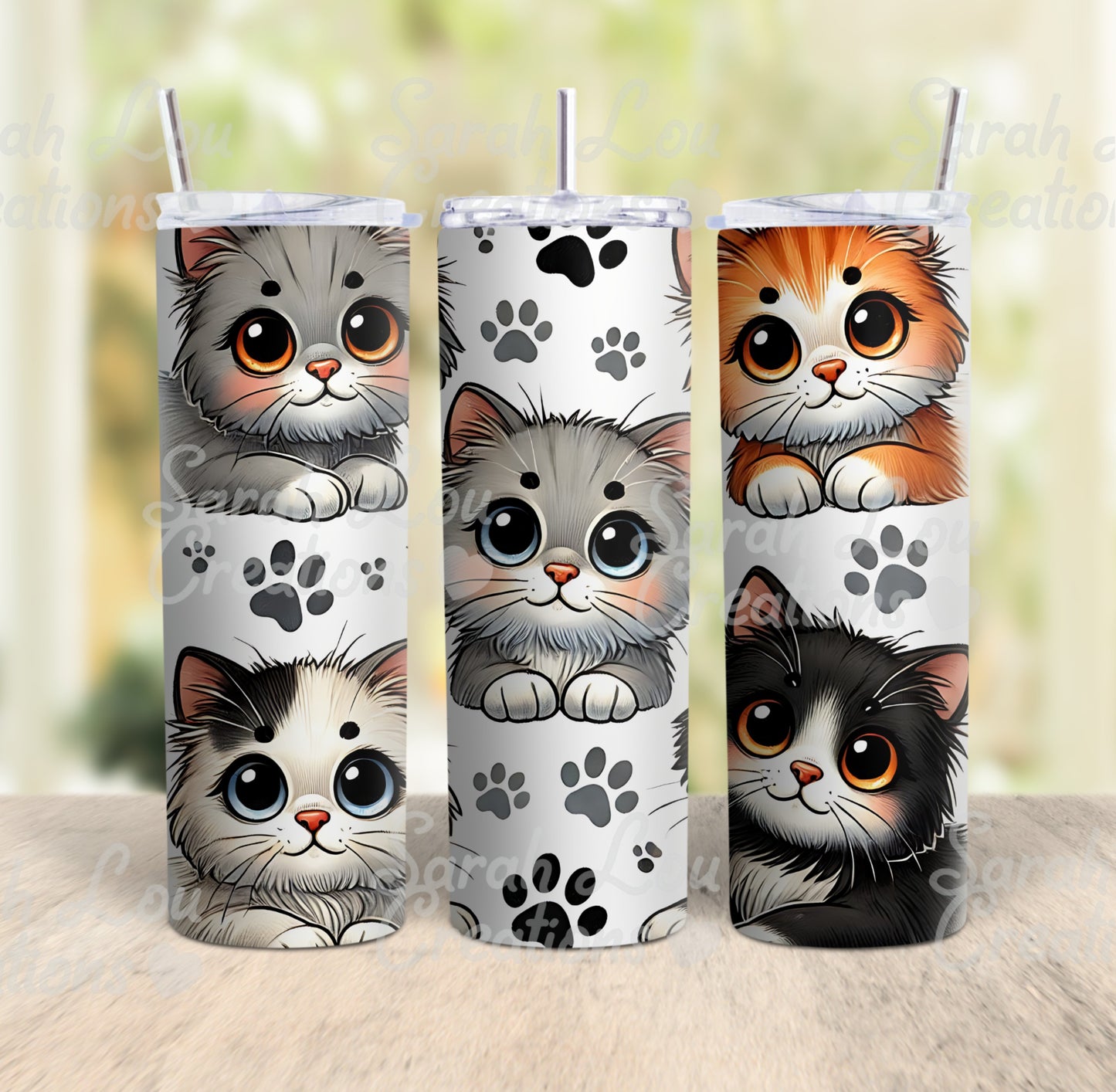Tumblers-cats various designs