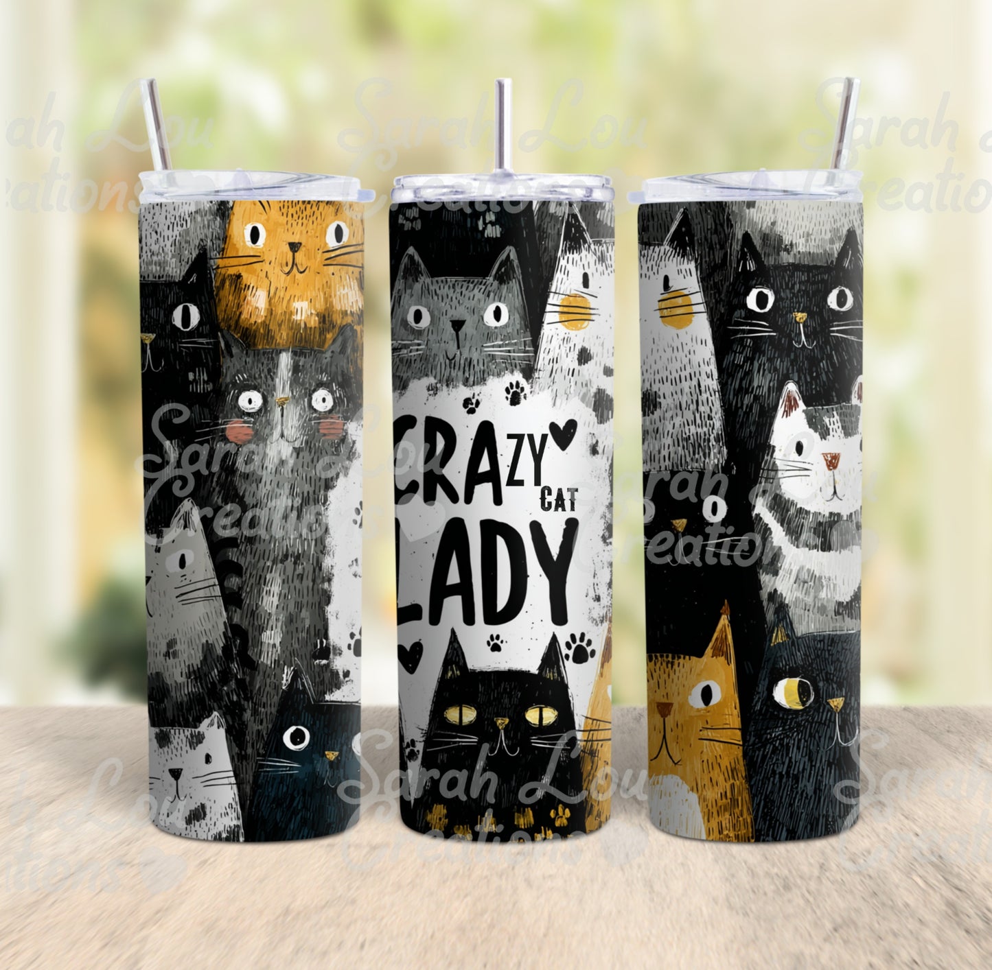 Tumblers-cats various designs