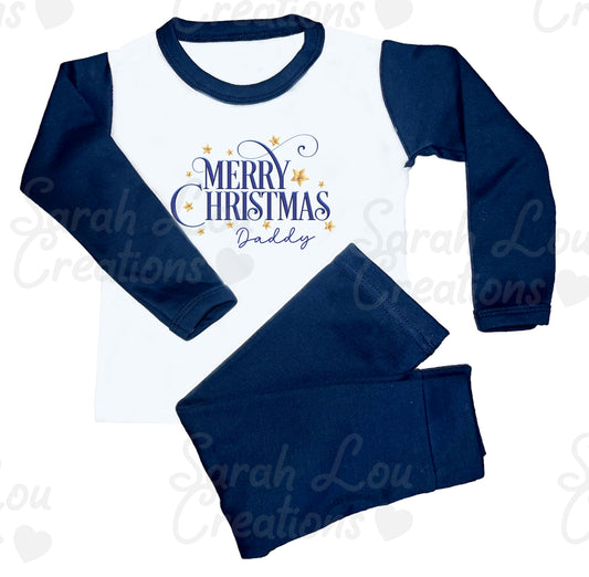 Navy Family matching pjs